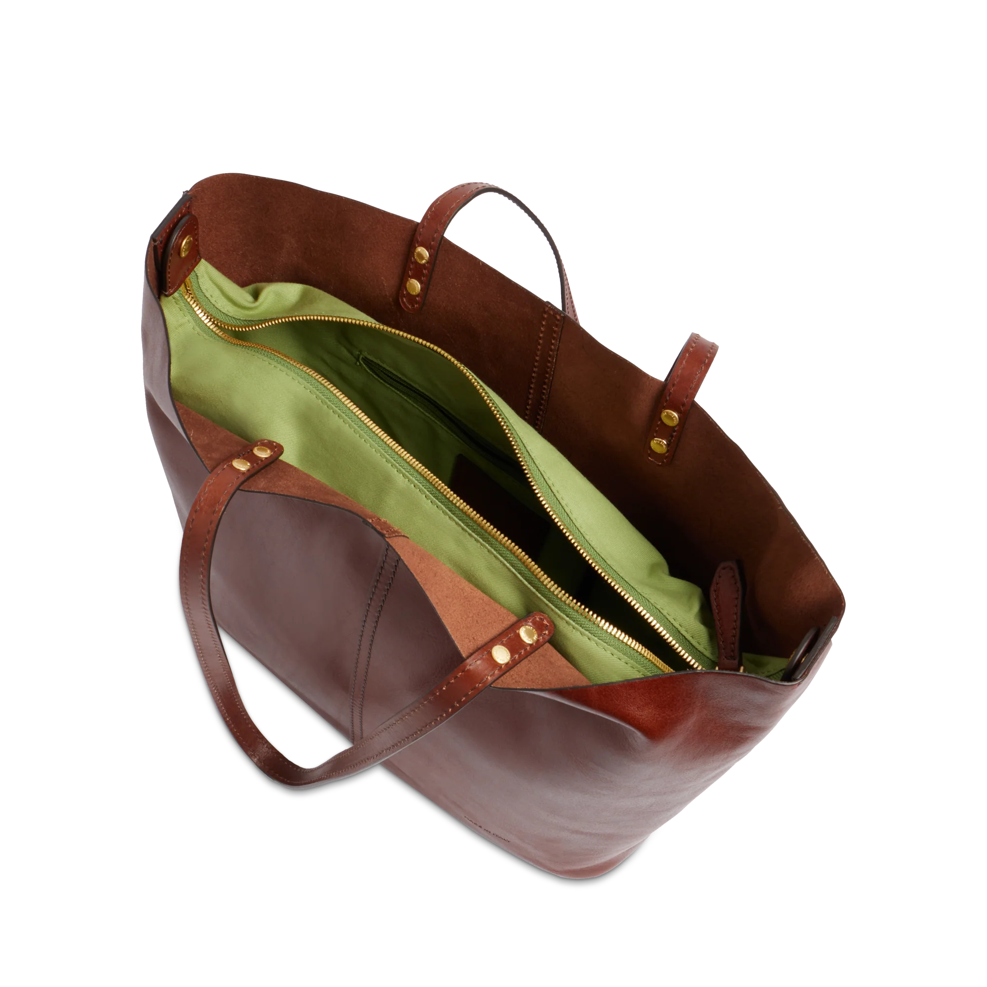 Women’s leather shopper bag - Image 5