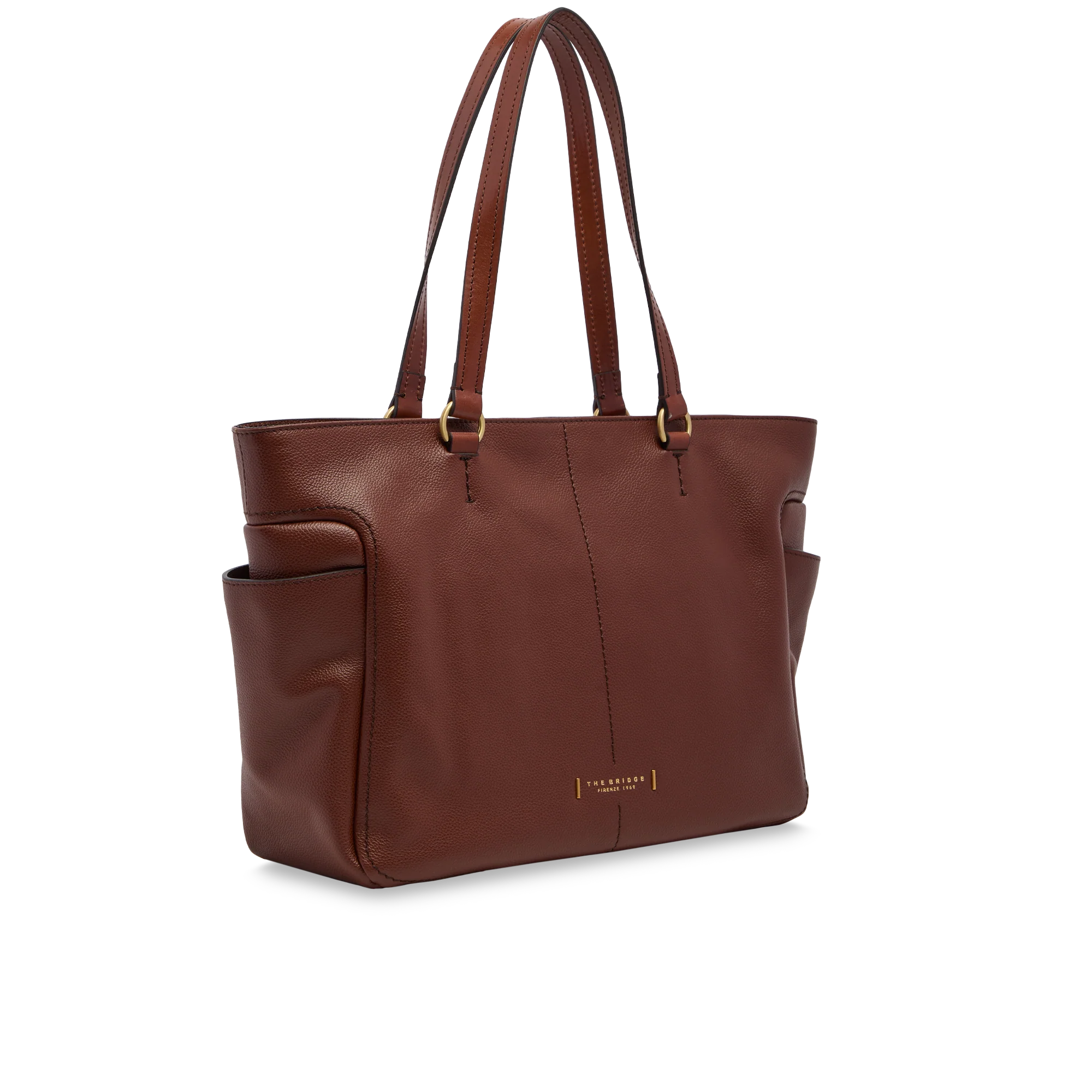 Leather shopper bag - Image 2