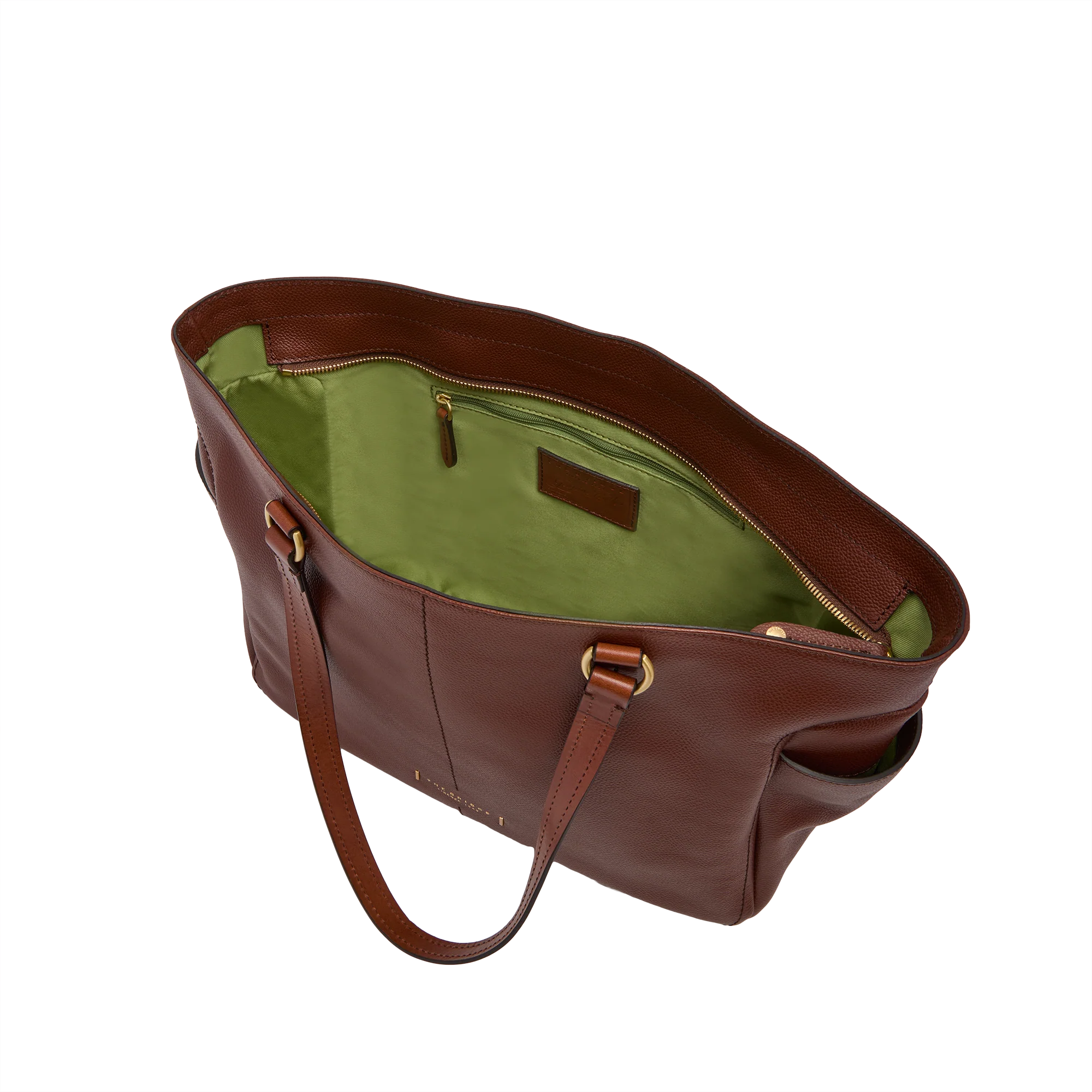 Leather shopper bag - Image 4