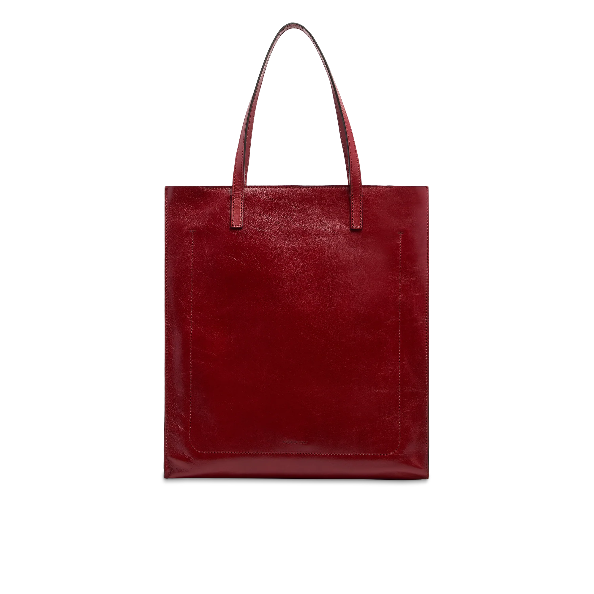 Leather shopper bag - Image 3