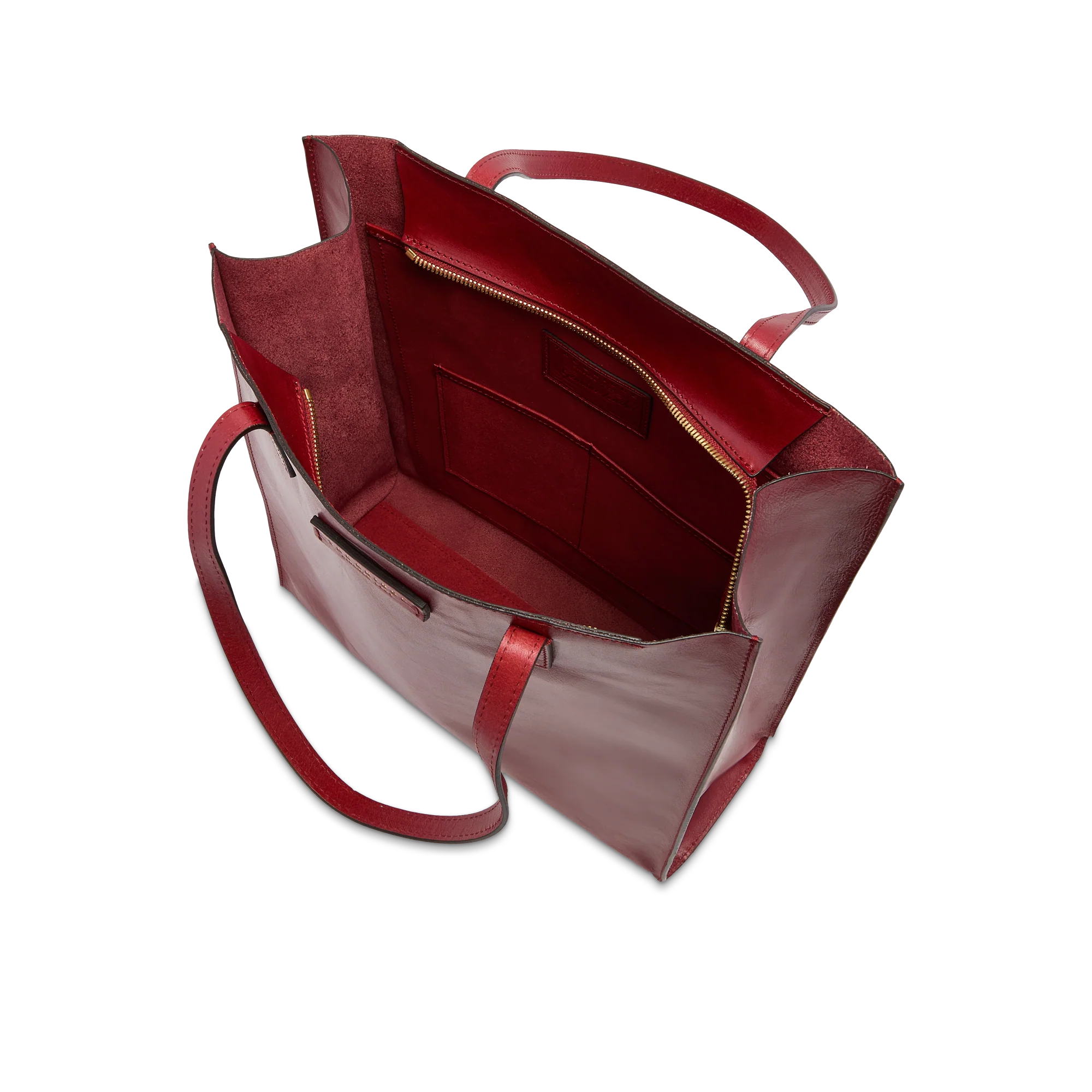 Leather shopper bag - Image 4