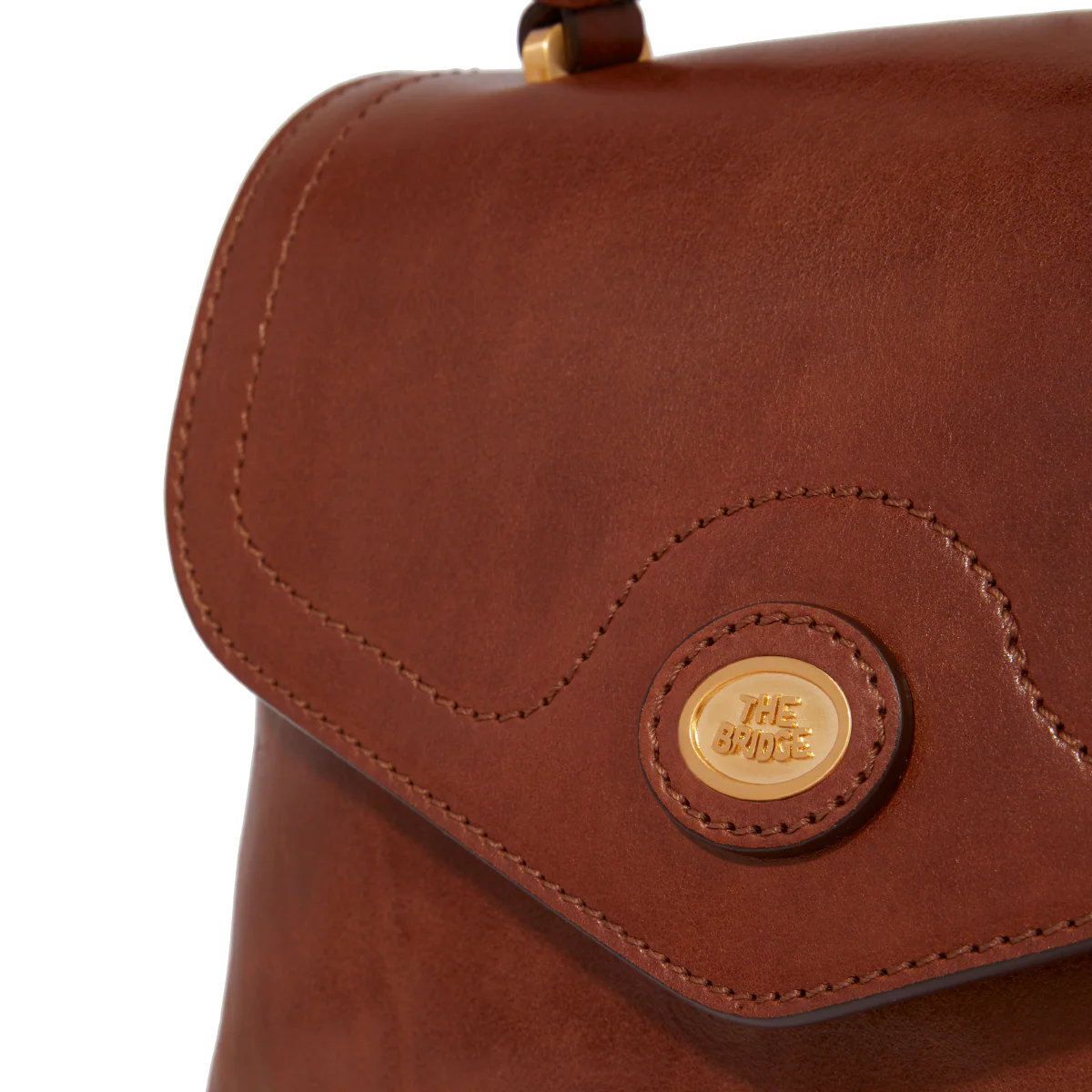 Leather handbag with removable shoulder strap - Image 5