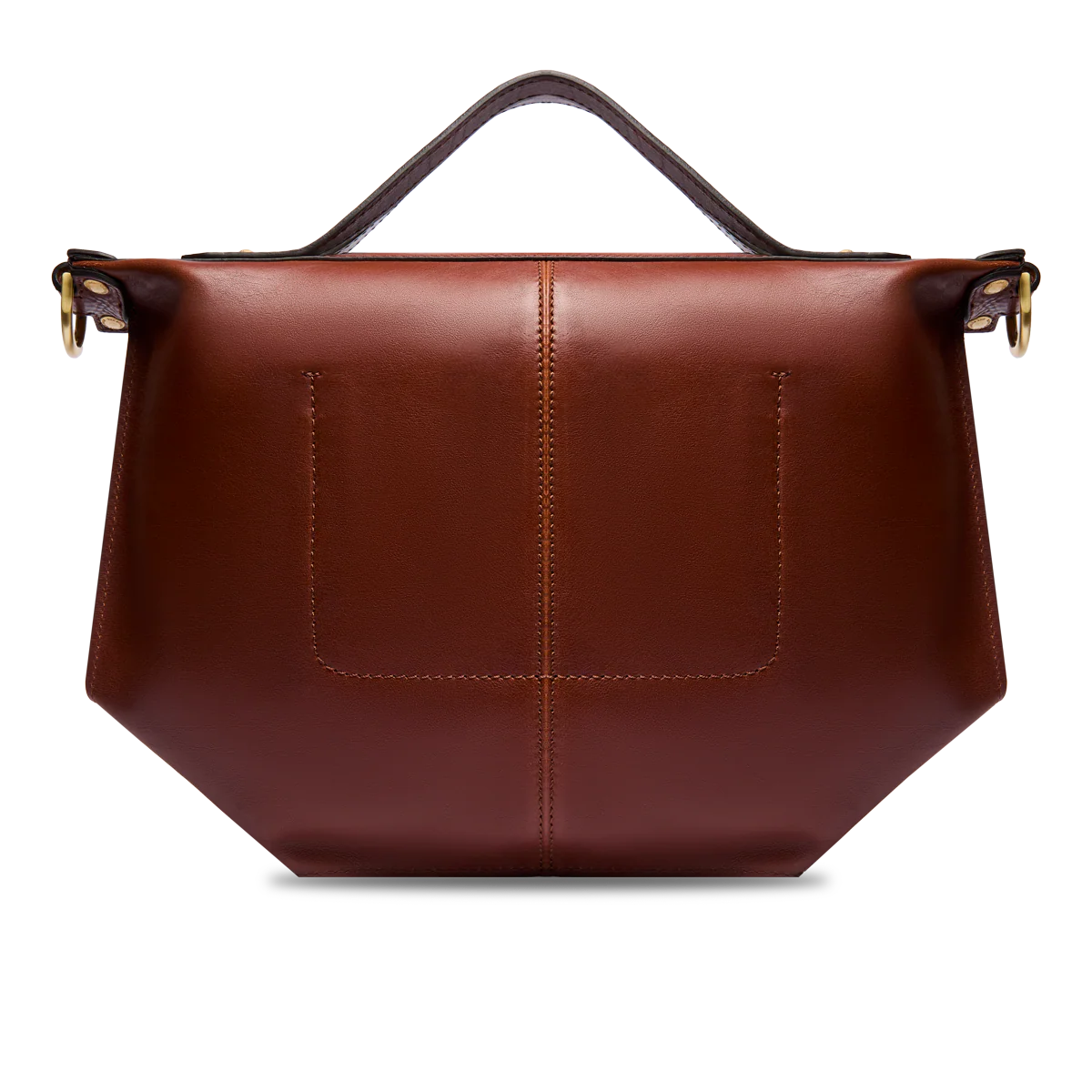 Crossbody leather bag closed with zip size M - Image 3