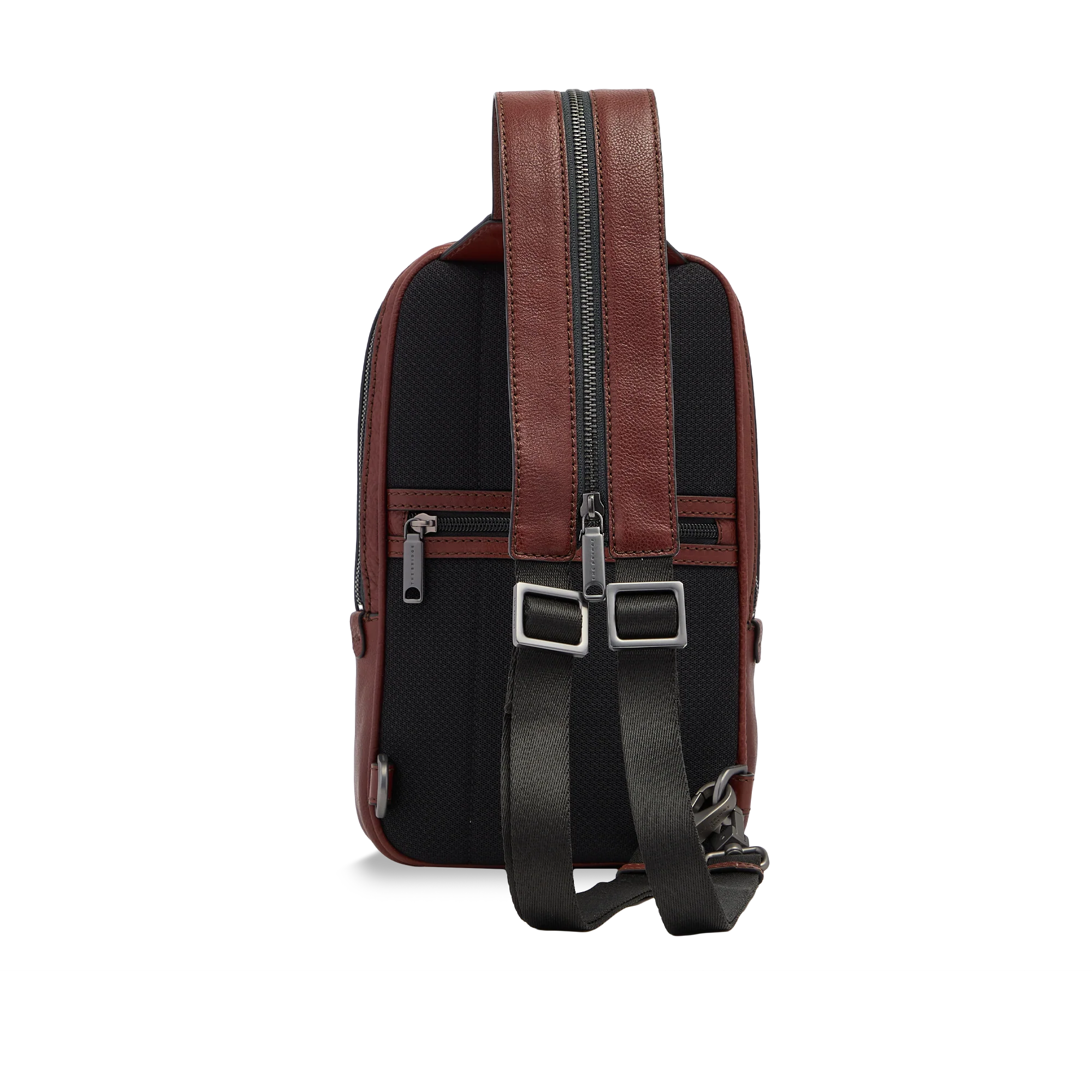 Men’s leather single-strap backpack - Image 3