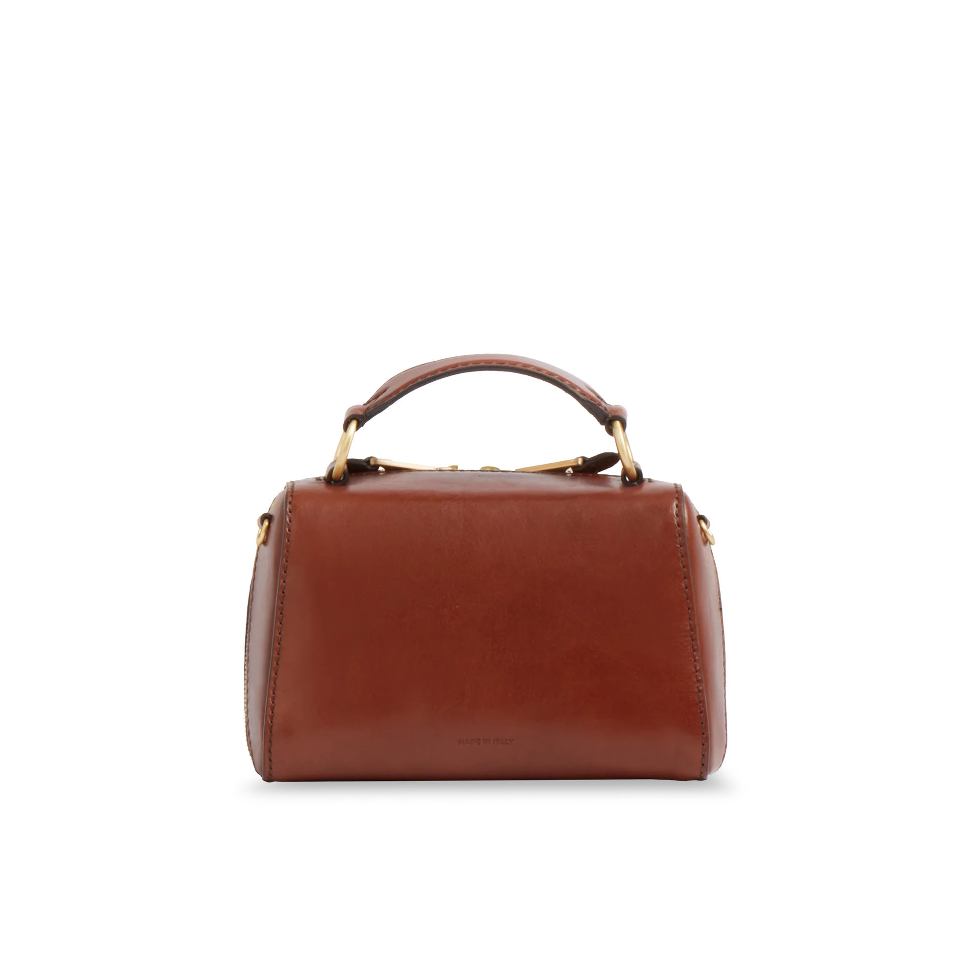 Leather handbag with removable shoulder strap - Image 3