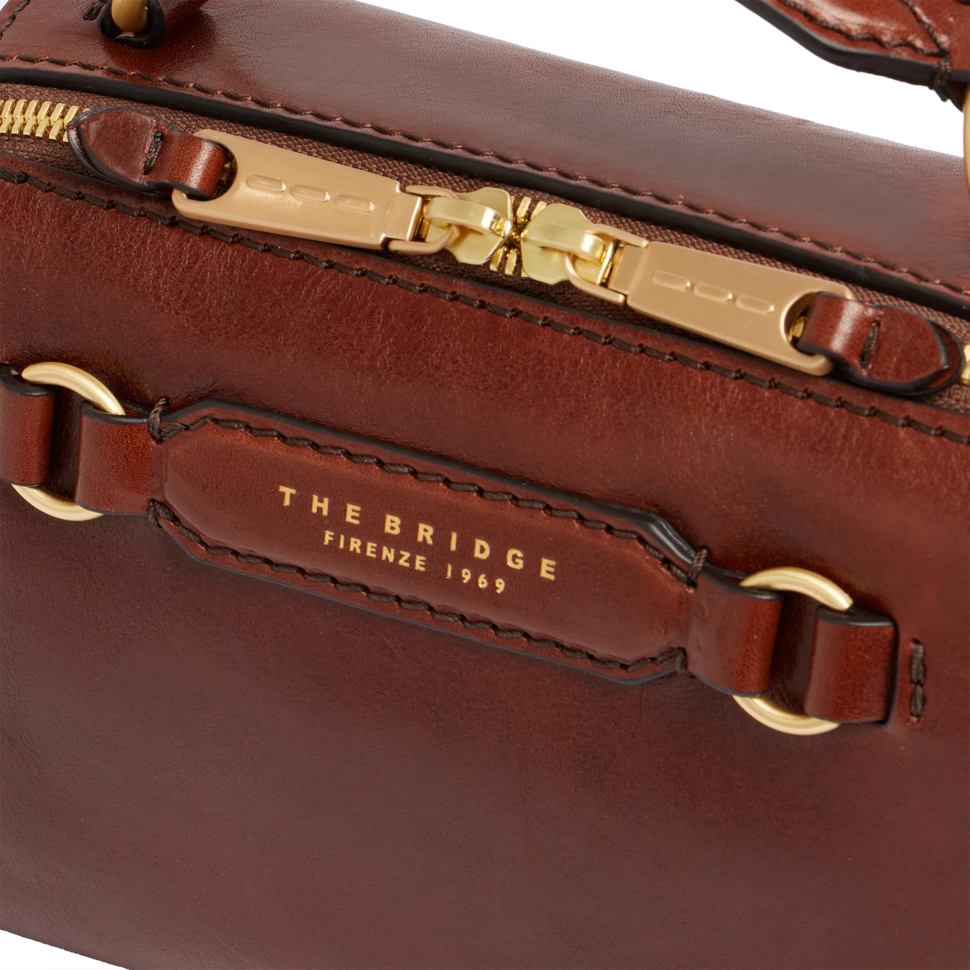 Leather handbag with removable shoulder strap - Image 5