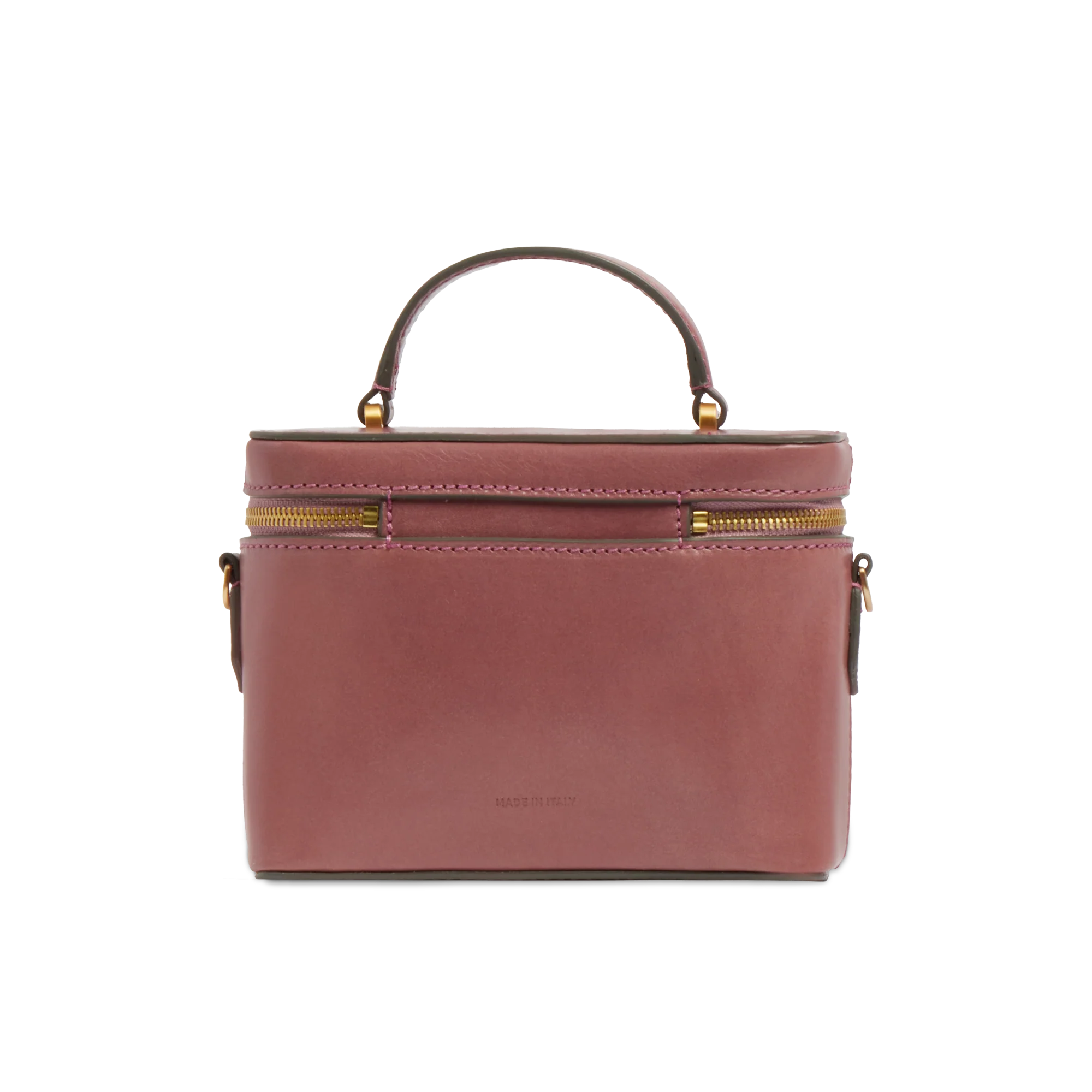 Leather bowling bag with removable shoulder strap - Image 3