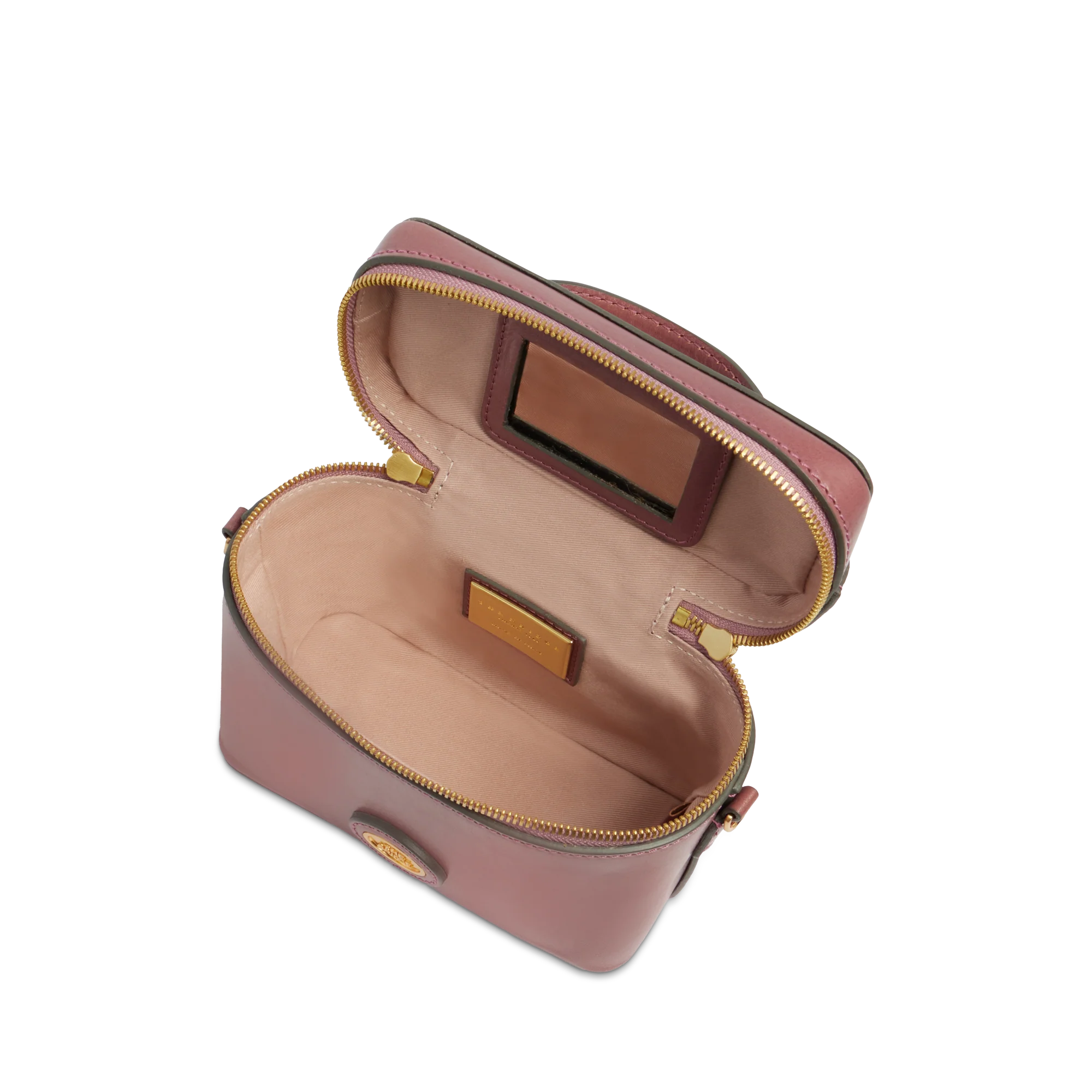 Leather bowling bag with removable shoulder strap - Image 4