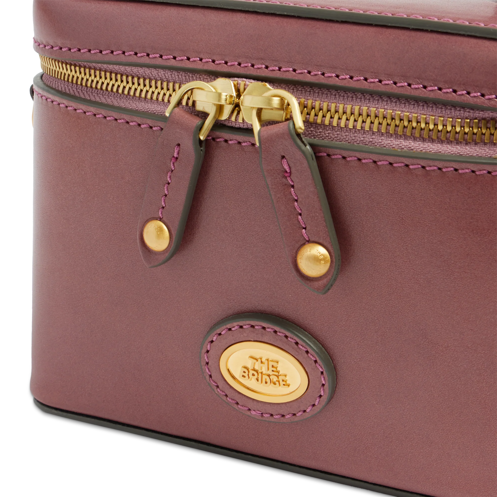 Leather bowling bag with removable shoulder strap - Image 6