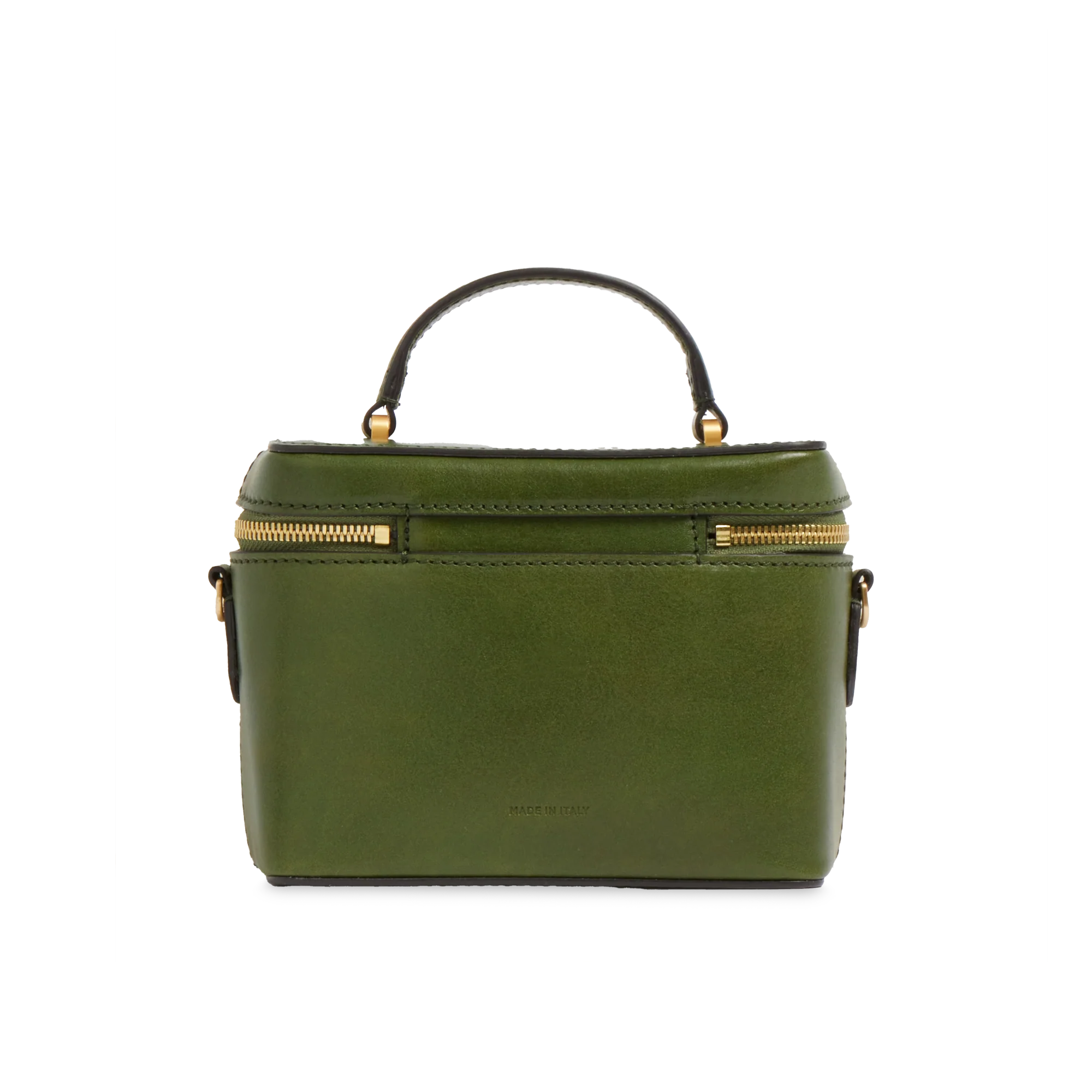 Leather bowling bag with removable shoulder strap - Image 3