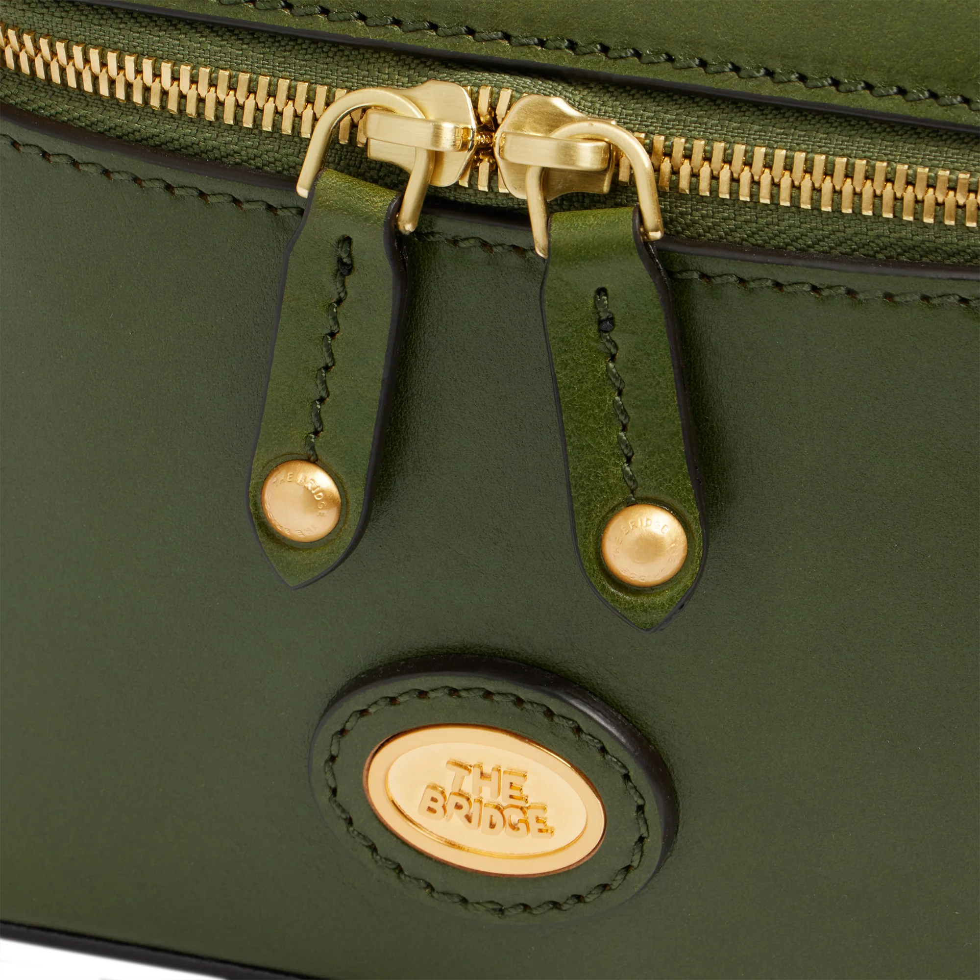 Leather bowling bag with removable shoulder strap - Image 5