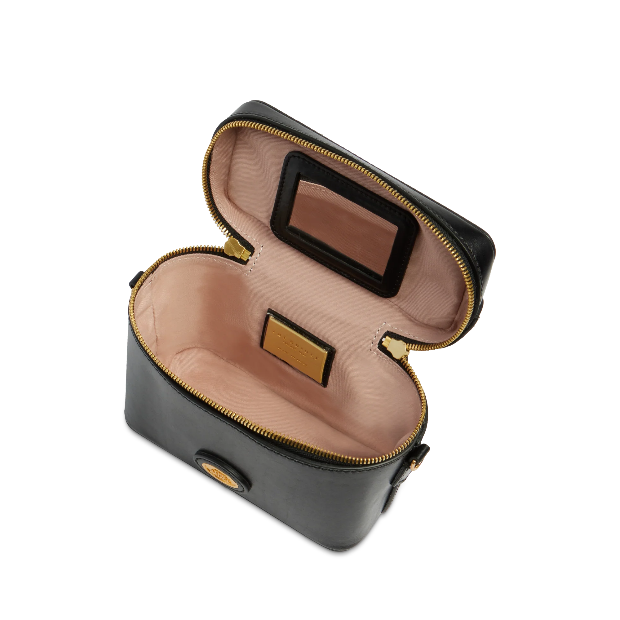 Leather bowling bag with removable shoulder strap - Image 4