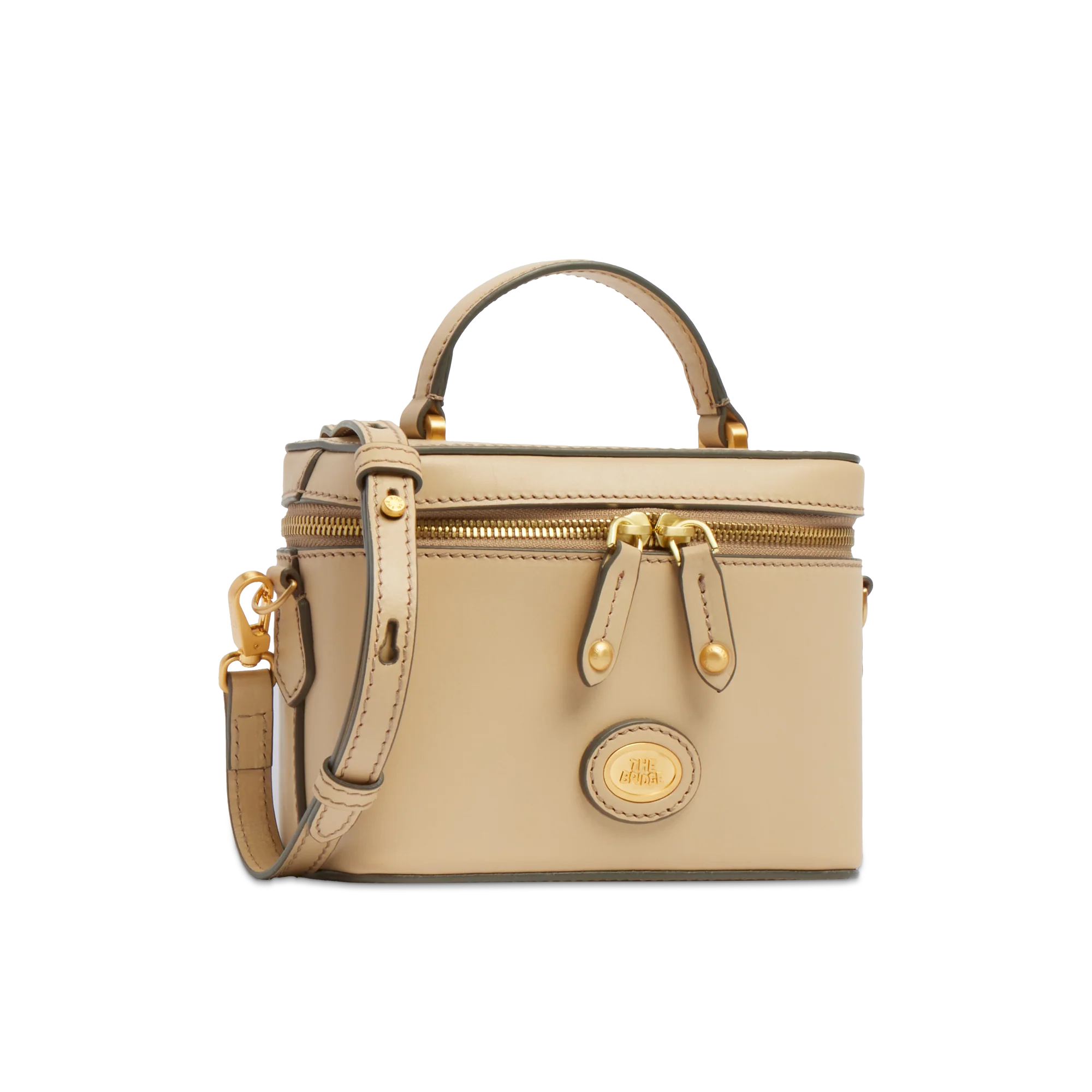 Leather bowling bag with removable shoulder strap - Image 2