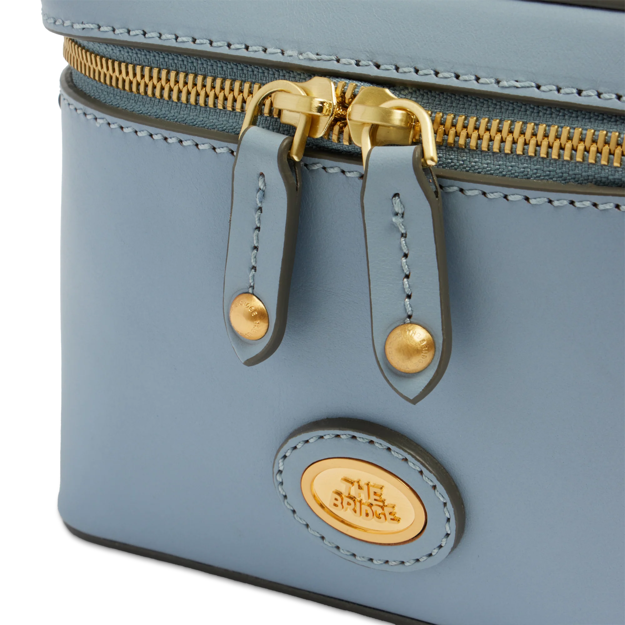 Leather bowling bag with removable shoulder strap - Image 5