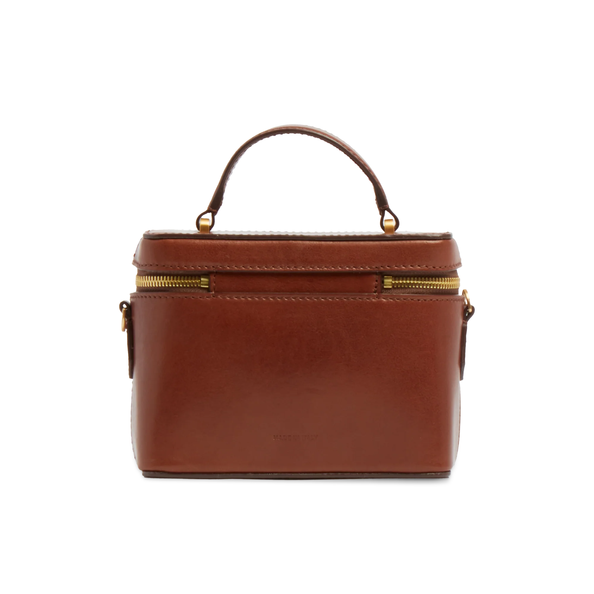 Leather bowling bag with removable shoulder strap - Image 3