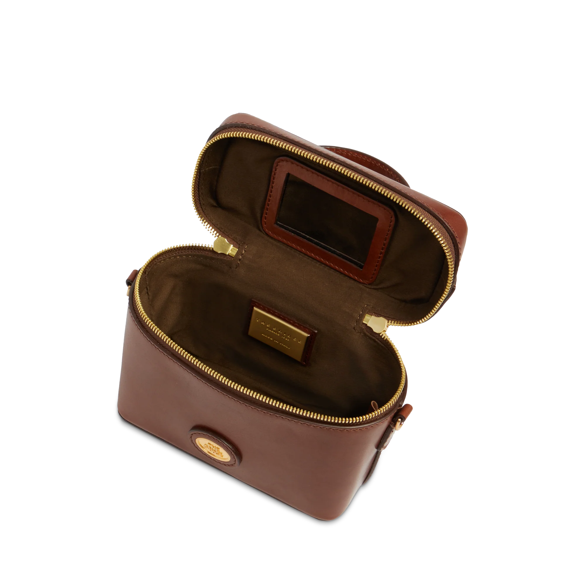 Leather bowling bag with removable shoulder strap - Image 4