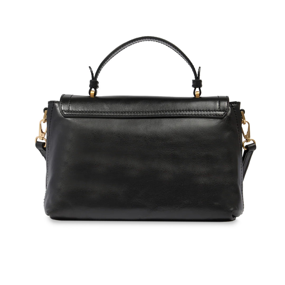 Leather handbag with removable shoulder strap - Image 3