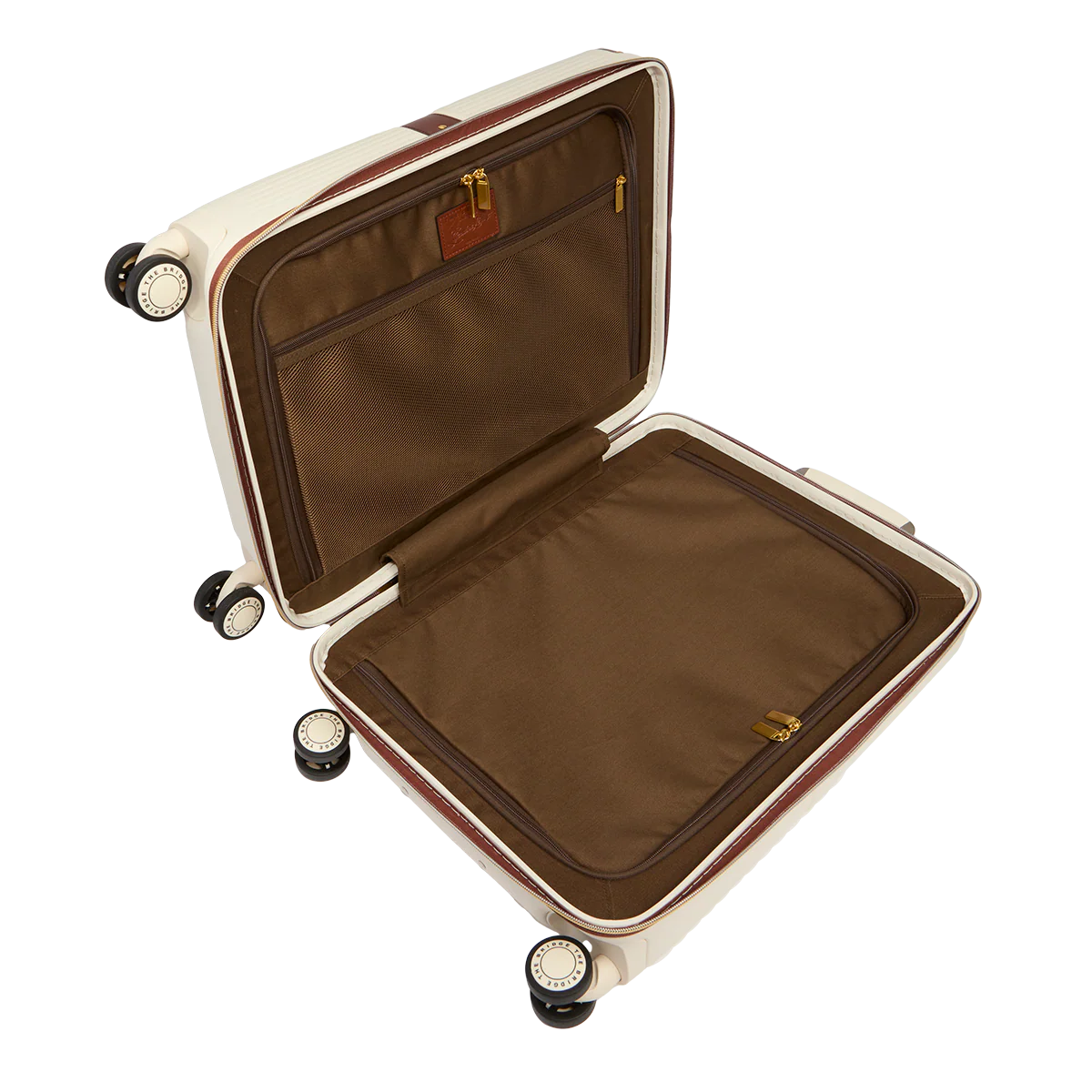 Leather and polycarbonate cabin trolley - Image 4