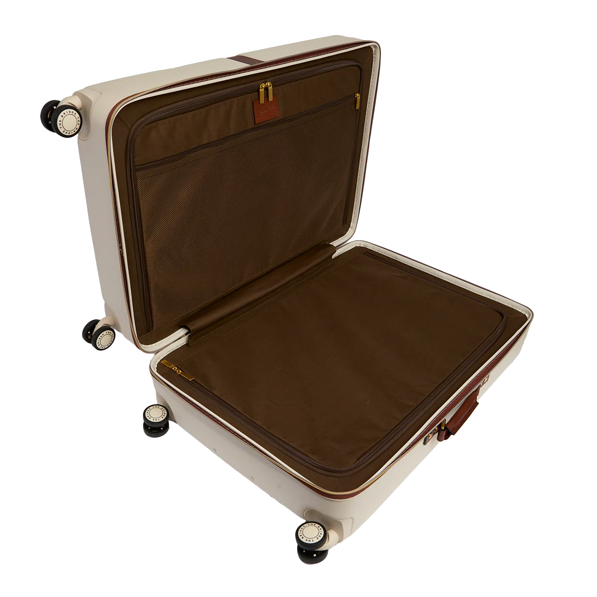Leather and polycarbonate trolley large size - Image 4