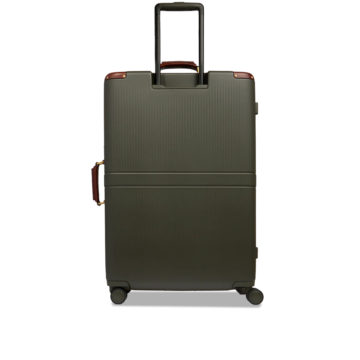 Leather and polycarbonate trolley large size - Image 3