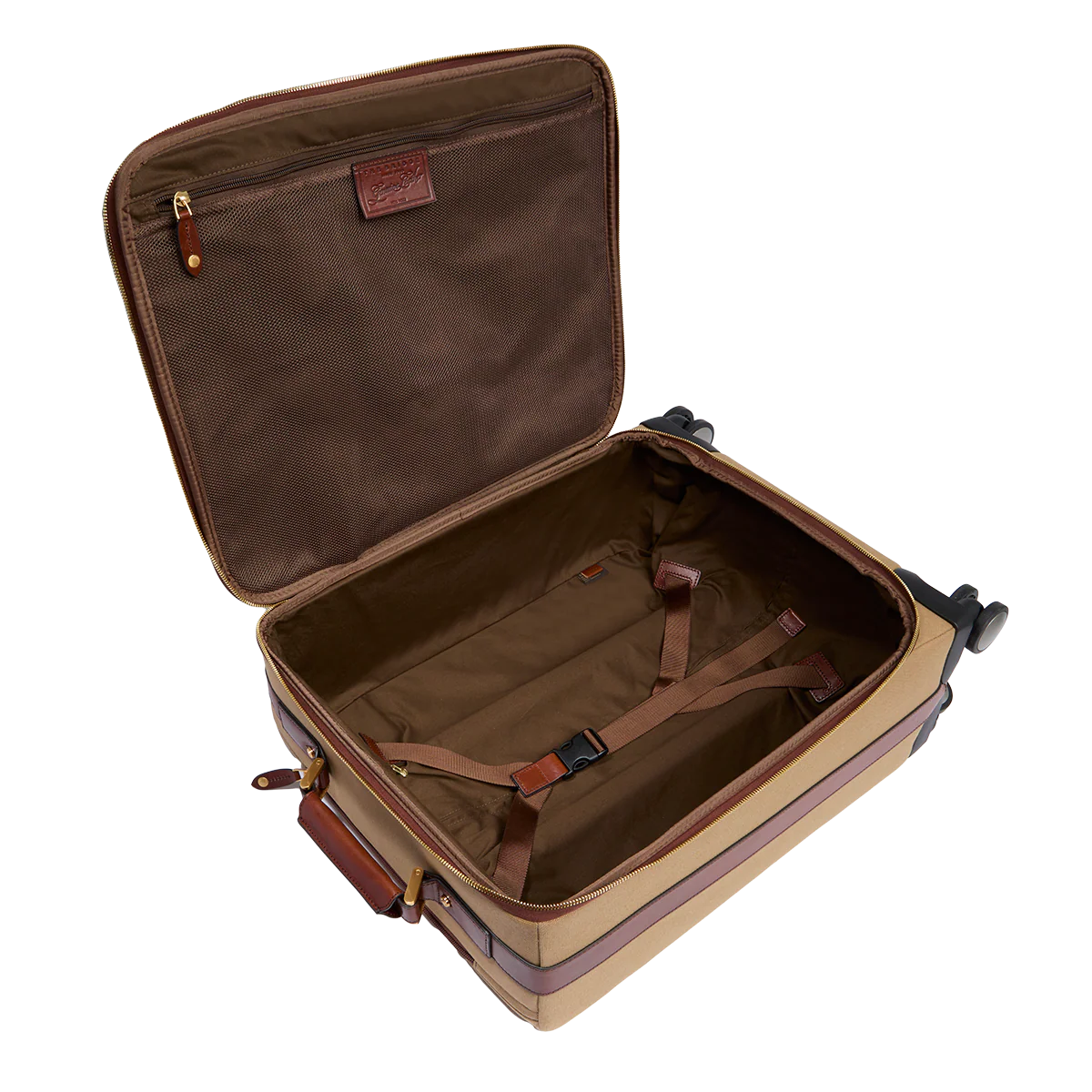 Leather and fabric trolley - Image 4